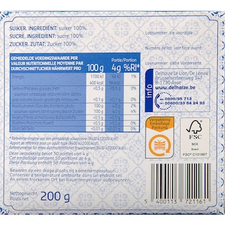 Delhaize | Sucre | En portion 