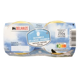 Delhaize | Yoghurt | Natuur | 96% geitenmelk 