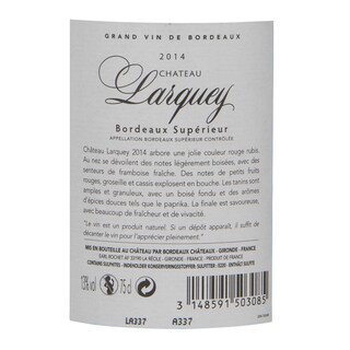 France - Frankrijk | Bordeaux Supérieur | Château Larquey 2014 Rouge 