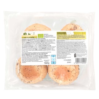Delhaize | Bio | Petits Pains | Poivre et sel | Bio 160 gr