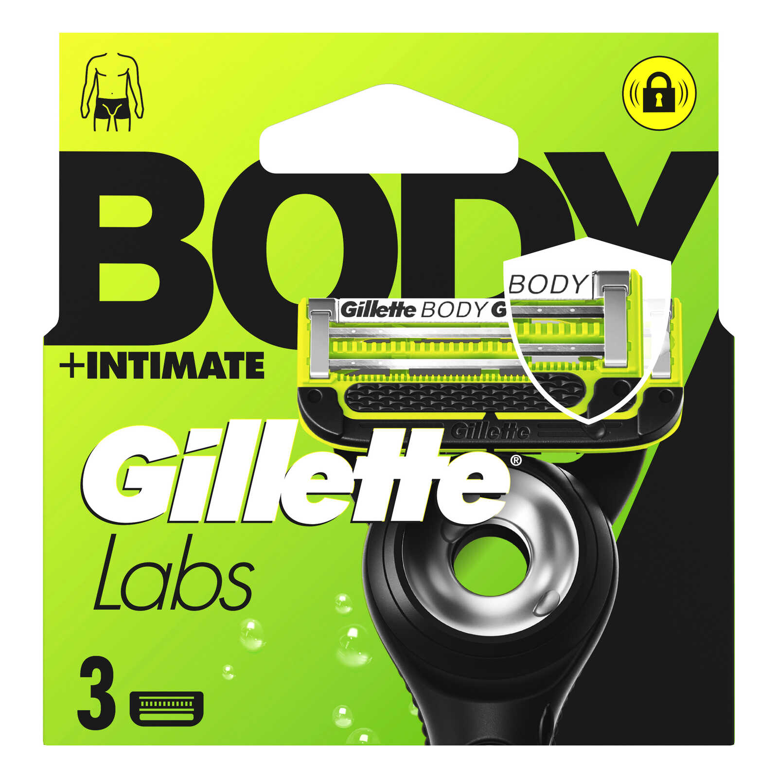 Gillette mesjes | lichaam | 3st