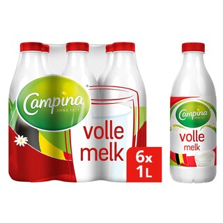 Campina | Lait | Entier 6 x 1 l