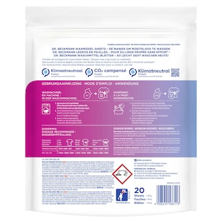 Dr. Beckmann | Wasmiddel | Sheets | Kleuren 