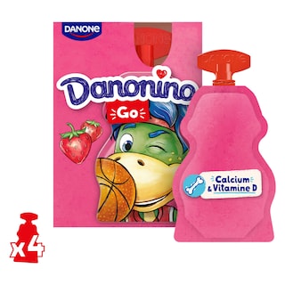 Danonino | Fruityoghurt | Aardbei 