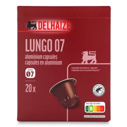 Delhaize | Koffie | Lungo 07 | Caps 