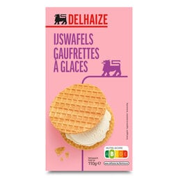 Delhaize | Wafeltjes | Ijs 110 gr
