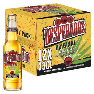 Desperados | Bier | Tequila | 5,9% alc | Fles 12 x 33 cl