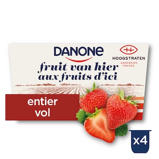 Danone | Yaourt | Entier | Fraises Hoogstraten 