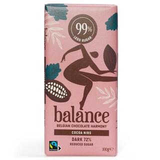 Balance | Chocolat | Noir | 72% |Réduit en sucre | Ft 100 gr