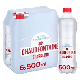Chaudfontaine | Eau minérale | Pétillante | PET 6 x 50 cl