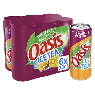 Oasis | Tea Mango 6 x 33 cl