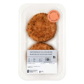 Delhaize | Zalmburger | Gepaneerd 