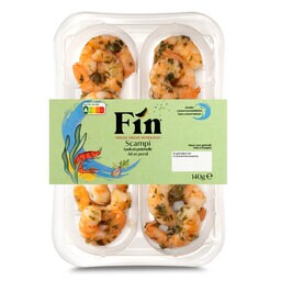 Fin | Scampi's | Gekookt | Look & peterselie 140 gr