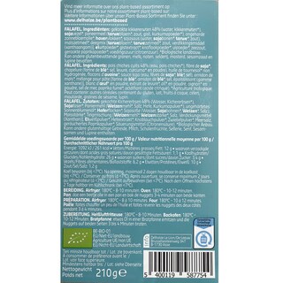 Delhaize | Plant-Based | Nuggets| Falafel | Veggie | Bio 210 gr