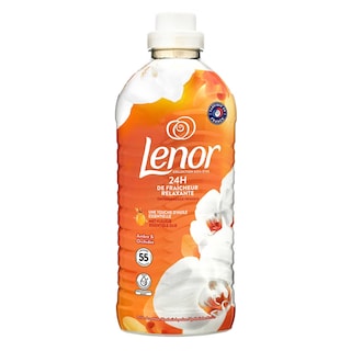 Lenor | Adoucissant | Liquide | Ambre & Orchidée | 1,155L | 55DS 