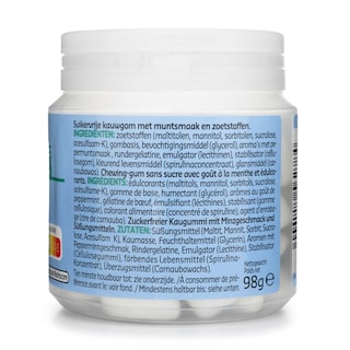 Delhaize | Kauwgom | Peppermint | Gevuld 98 gr