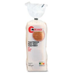Delhaize | Pain | Toast | Blanc 500 gr