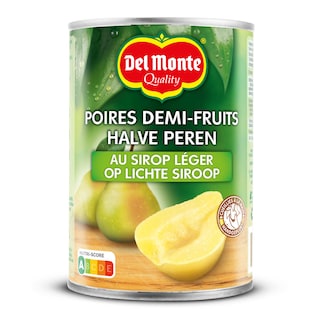 Del Monte | Poires | Demi | Sirop léger | Boîte 