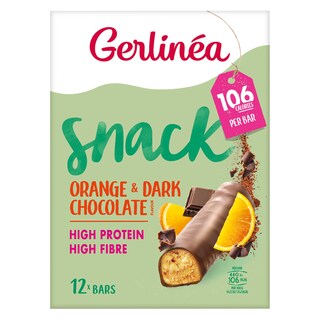 Gerlinéa | Barre au chocolat | Noir-Orange 