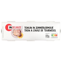 Delhaize | Thon | Huile de tournesol 
