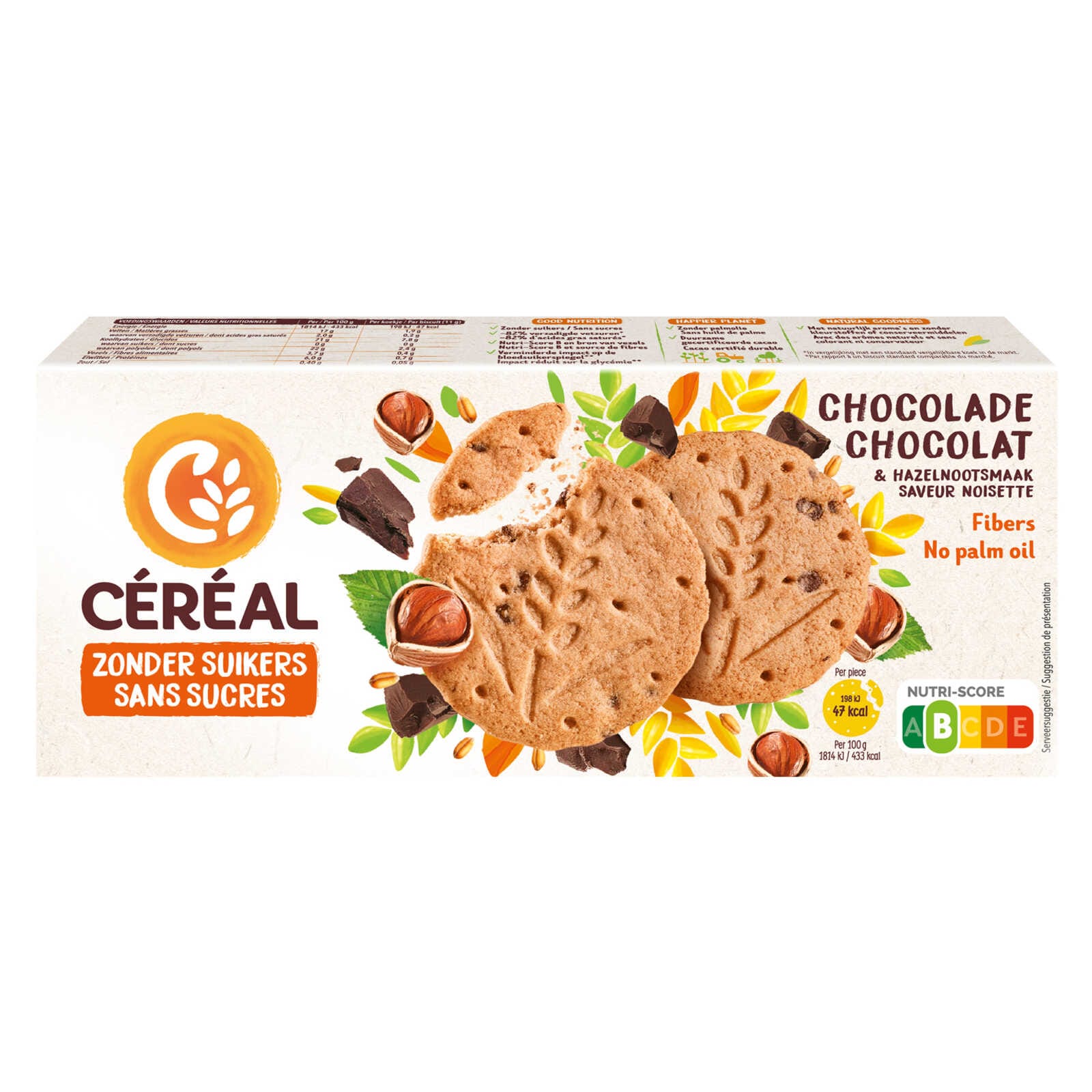 Céréal Koekjes | Chocolade | Hazel