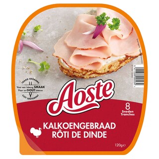 Aoste | Authentique | Kalkoengebraad 120 gr