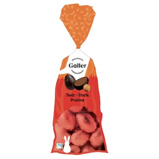 Galler | oeufs de Pâques | Noir | Praliné 