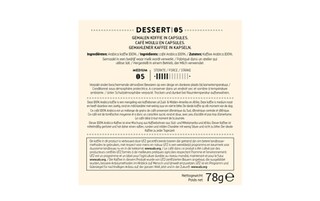 Delhaize | Koffie | Dessert 05 | Dolce Gusto capsules 78 gr