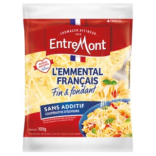 Entremont | Emment | Râpé | Eco | Fairtrade 100 gr