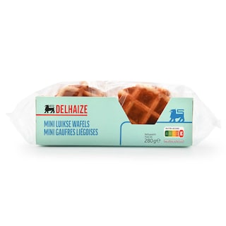 Delhaize | Gaufres | Mini gaufres sucrées 8 x 35 gr