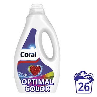 Coral | Lessive liquide | Optimal color | 1,17L | 26DS 26 pc