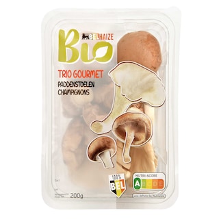 Delhaize | Bio | Paddenstoelen |Trio Gourmet | Bio 