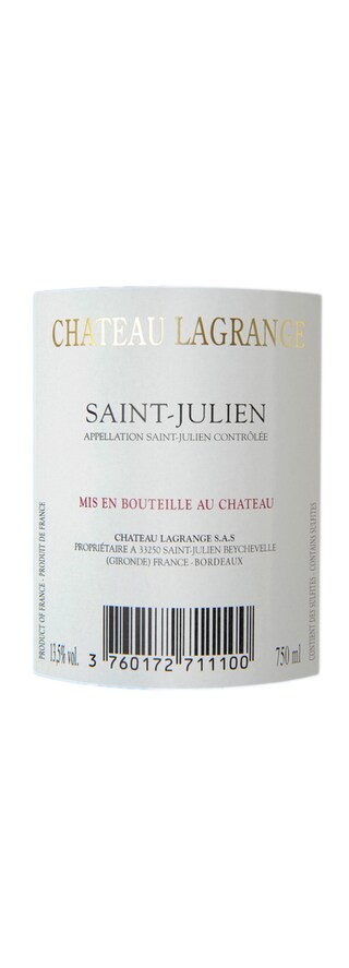 Chateau Lagrange | Saint-Julien Grand Cru Classé | 2010 
