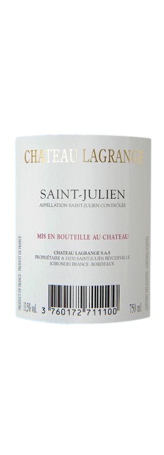 Chateau Lagrange | Saint-Julien Grand Cru Classé | 2010 