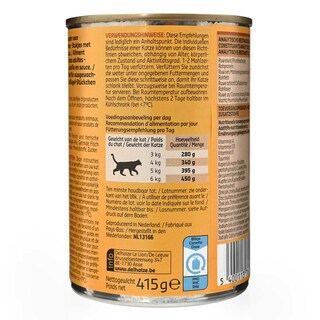 Delhaize | Bouchées chats sauce volaille 415 gr