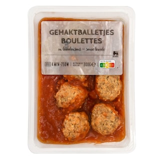 Delhaize | Balletjes | Tomatensaus 