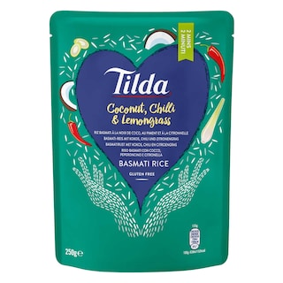 Tilda | Basmati | Coco | Piment | Citronelle 250 gr