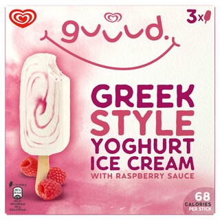 Ola | Guud | Greek yoghurt | Framboos 3 x 7 cl