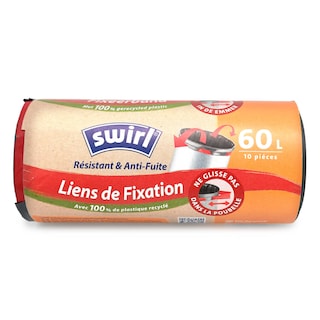 Swirl | Pedaalemmerzak | Fixeerband | 10st |60L 10 st