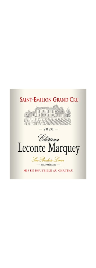 Chateau Leconte Marquey | Saint-Émilion Grand Cru | 2020 75 cl