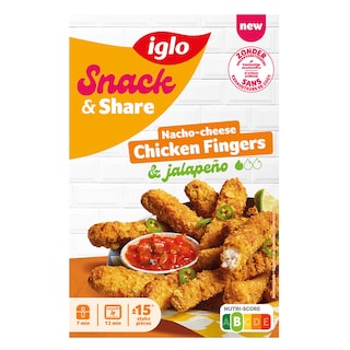 Iglo | Snack & Share | Chicken Fingers | Nacho | Kaas 