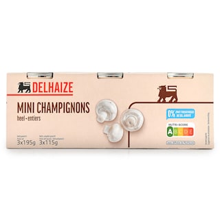 Delhaize | Champignons | Gesneden 