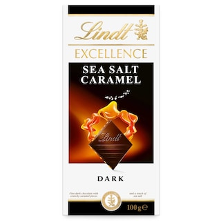 Lindt | Chocolat | Noir Caramel | Sel de mer 100 gr
