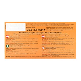Delhaize | Kattevoeding | Gelei | Mix | 12x100g 