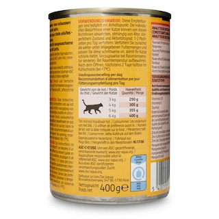 Delhaize | Kattenvoeding | Terrine | Zalm 