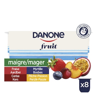 Danone | Yaourt | Fruits | Mix | Maigre | Maxi 