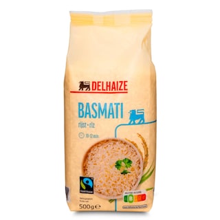 Delhaize | Rijst | Basmati | Fairtrade 