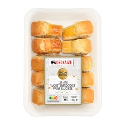 Delhaize | Pains saucisses | Mini 130 gr