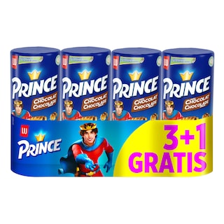 LU | Prince | Koekjes | Chocolade vulling | 3+1 gratis 