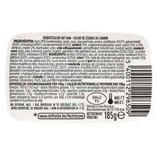 Delhaize | Salade | Lente | Ham 185 gr